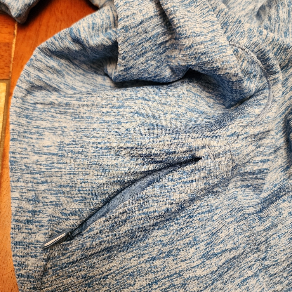 Nike Dri-Fit Women's Blue Quarter-Zip Top Size L - Picture 14 of 14